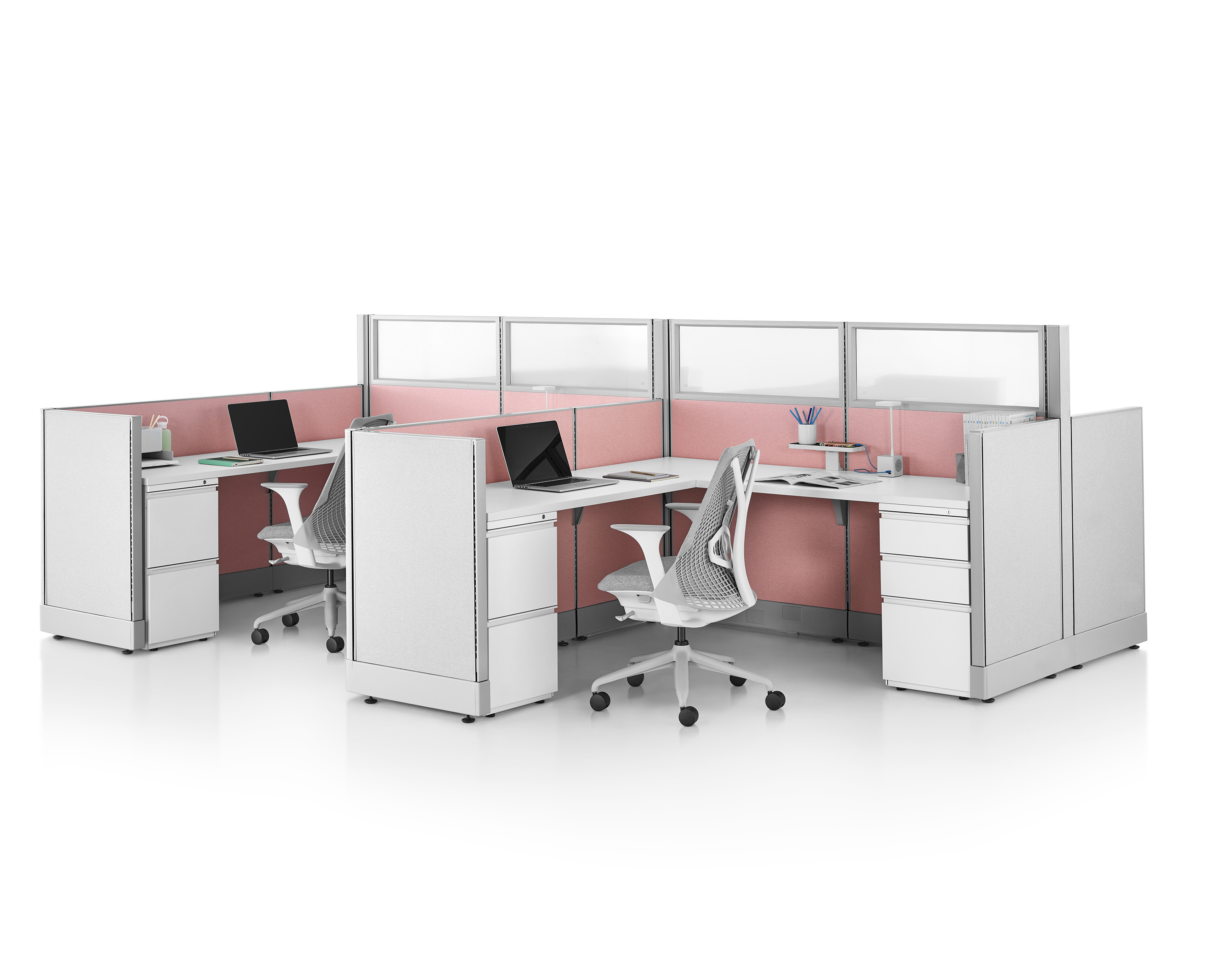 [办公屏风|屏风工作站|办公家具|开云中国家具|Action Office 开放式办公区屏风卡位]