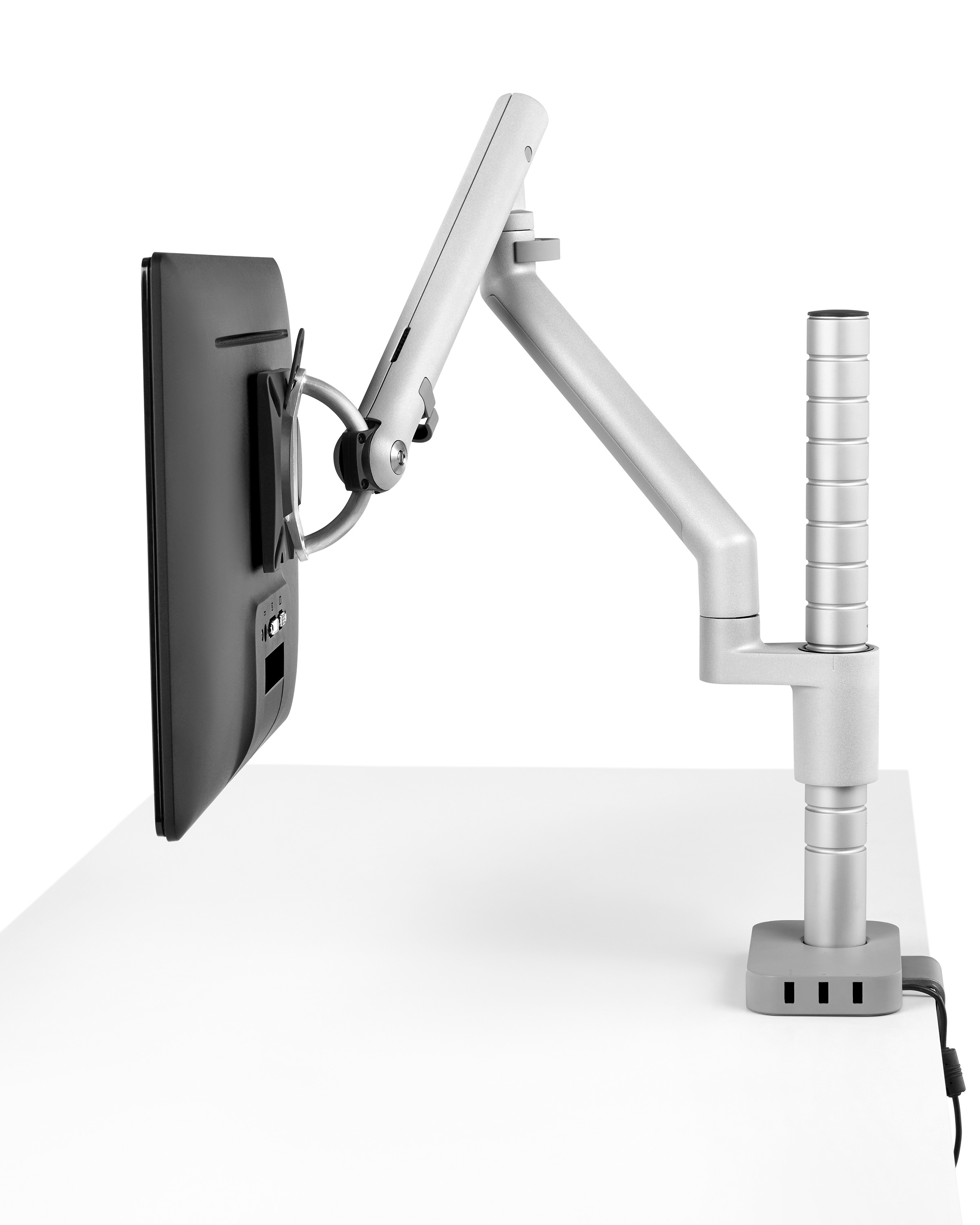 [办公辅件|显示器支架|办公家具|开云中国家具|Wishbone 台面显示屏（立柱）支架]