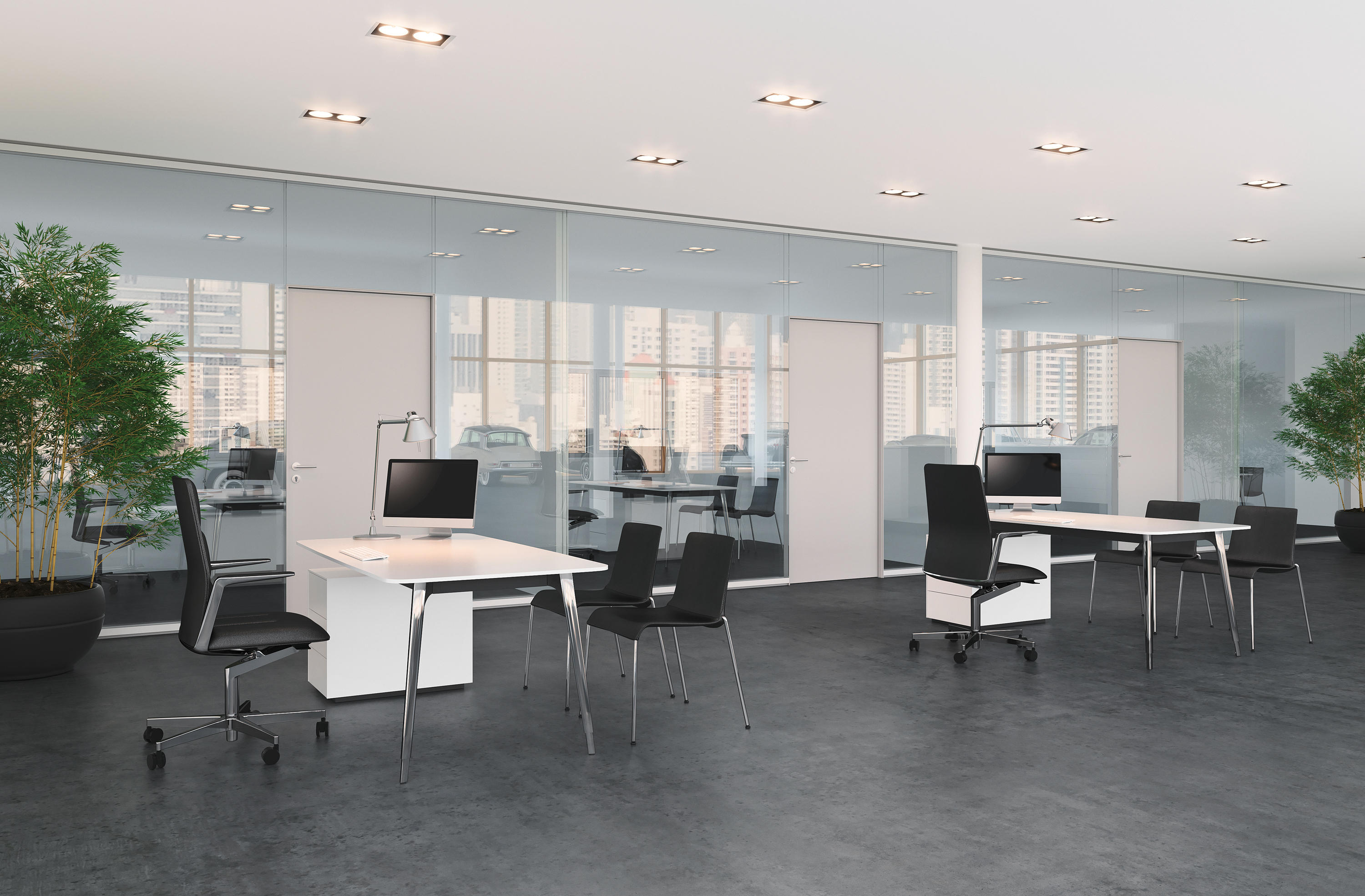 办公台|时尚中班台|办公家具|开云中国家具|KEYPIECE MANAGEMENT DESK.独立班台